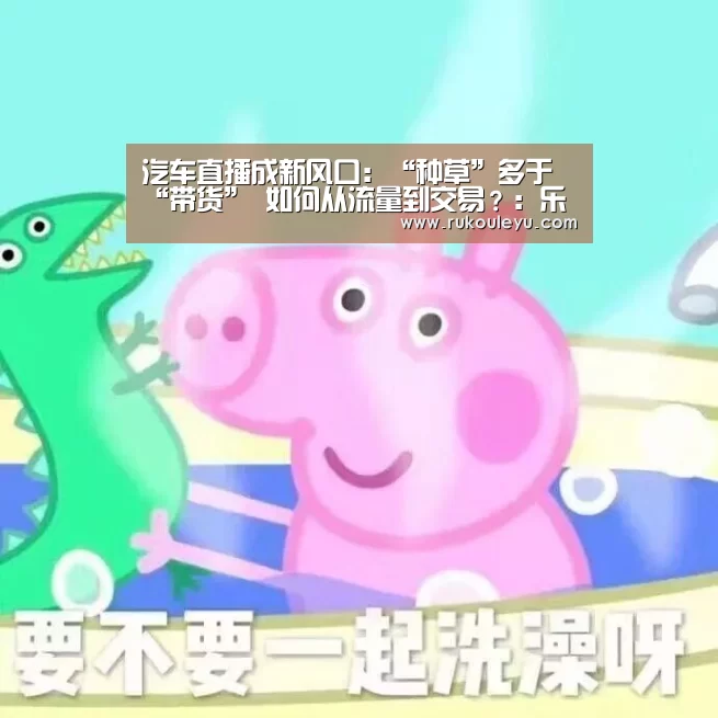 汽车直播成新风口:“种草”多于“带货” 如何从流量到交易?:乐鱼体育(图3) 乐鱼体育